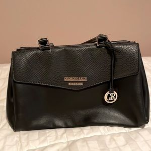 Georges Bech Black Leather Tote from Paris